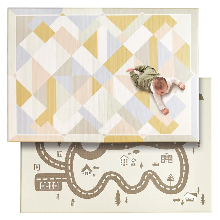 Shop Tiny Land Double-Sided Baby Playmat, Modern Zoo Oasis at GoodBuy Gear
