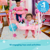 Shop Disney Baby Activity Jumper, Minnie Mouse Forever Besties at GoodBuy Gear