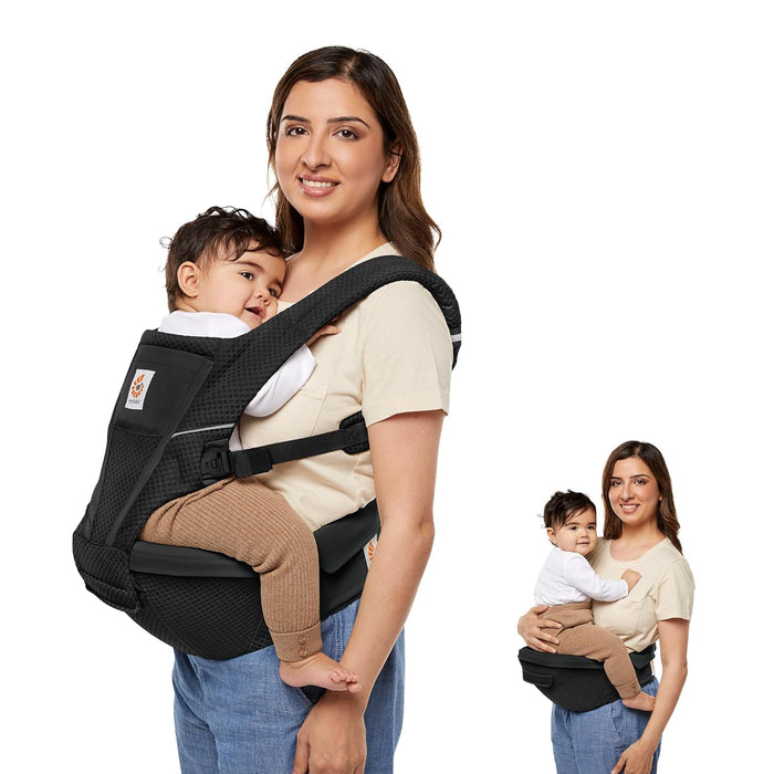 Ergobaby Alta Hip Seat Carrier, Onyx Black