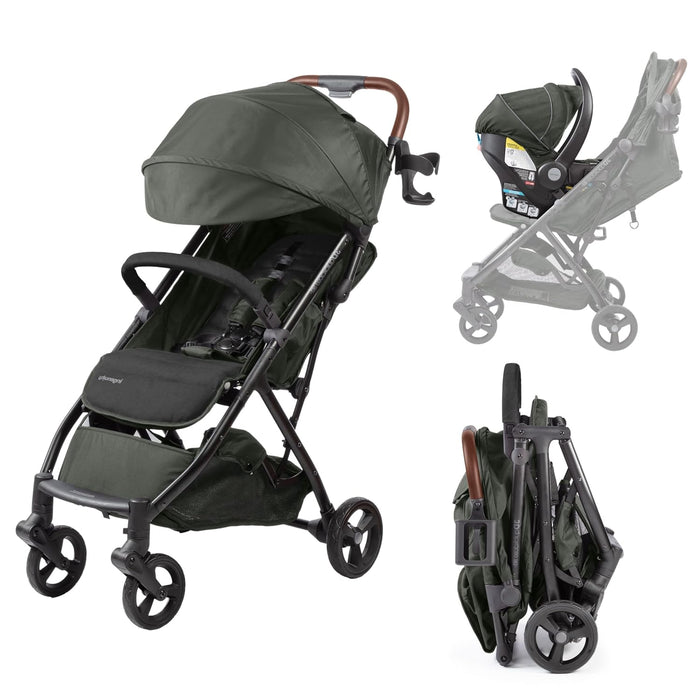 Ingenuity 3Dquickclose CS+ Compact Fold Stroller, Forest Green