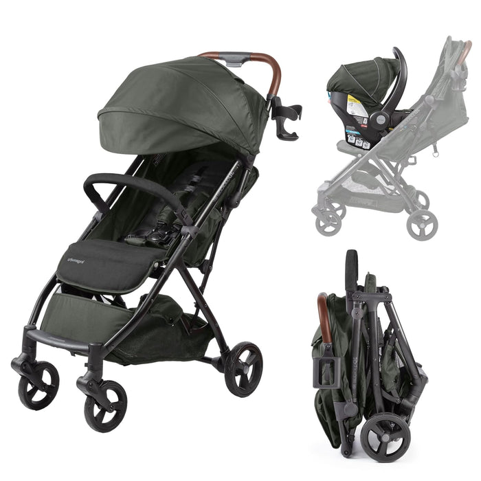 Ingenuity 3Dquickclose CS+ Compact Fold Stroller, Forest Green