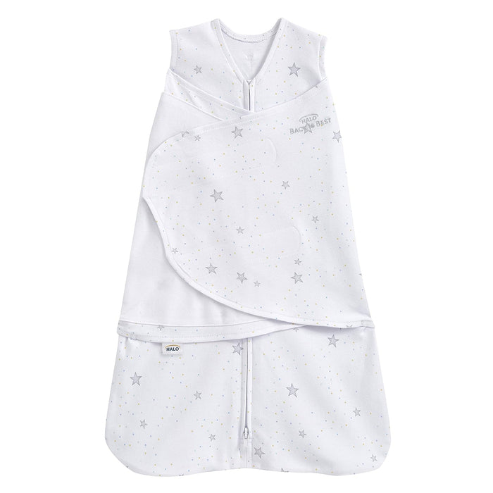 Shop Halo Organic Cotton SleepSack Swaddle, Newborn, Stardust at GoodBuy Gear