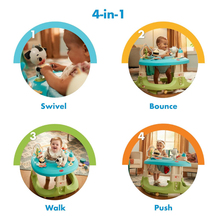Tiny Love Here I Grow 4-in-1 Baby Walker And Activity Center, Tiny Farmland