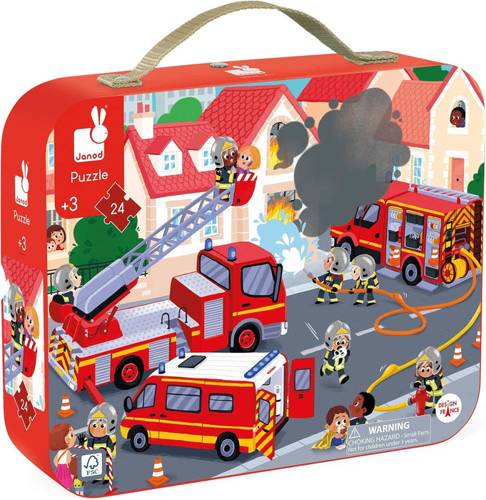 Janod 24-Piece Firefighters Puzzle