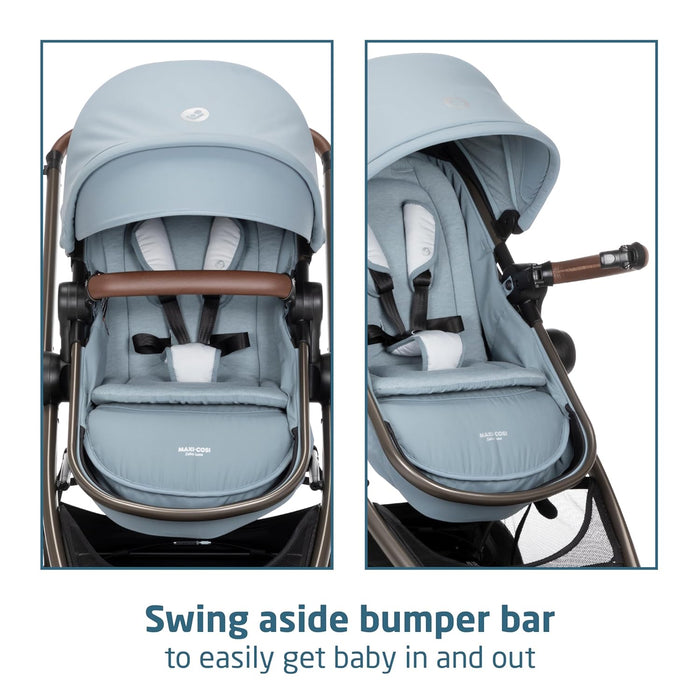Maxi-Cosi Zelia2 Luxe Travel System, 2025, New Hope Gray