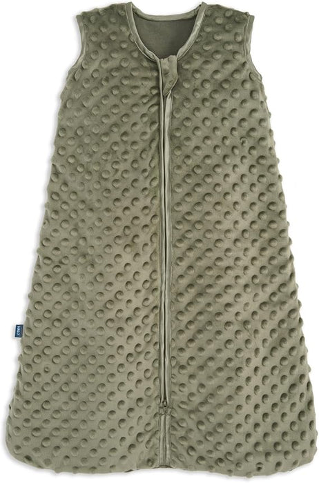 Halo Sleepsack Plushy Dot Velboa, Olive Green, Small