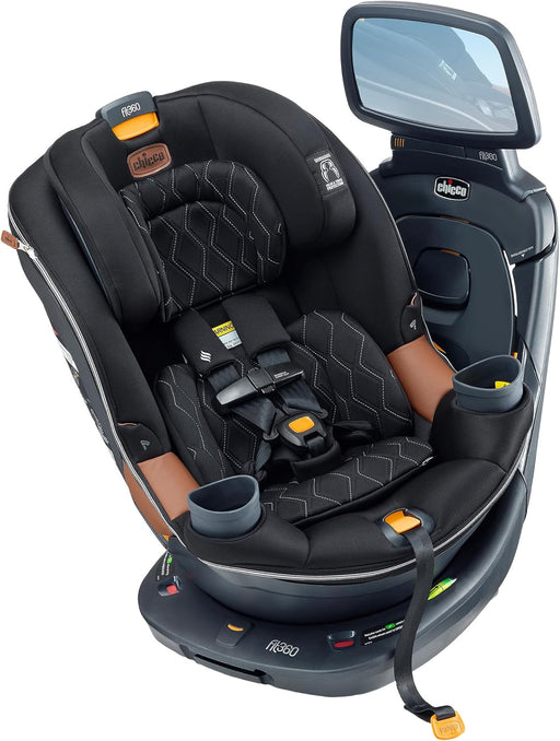 Shop Chicco Fit360 Cleartex Rotating Convertible Car Seat, Black, 2025, Zip at GoodBuy Gear