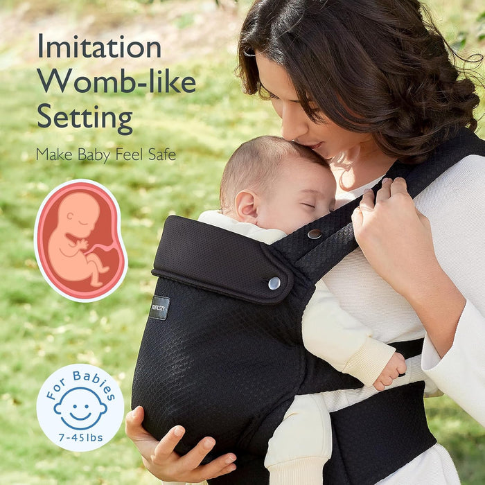 Shop Momcozy Air Mesh Baby Carrier, Black at GoodBuy Gear