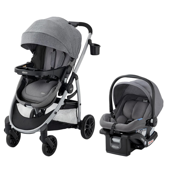 Graco Modes Pramette DLX 3-in-1 Stroller Travel System, 2025, Ellington