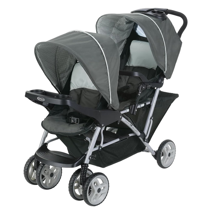 Shop Graco DuoGlider Double Stroller, 2023, Glacier at GoodBuy Gear