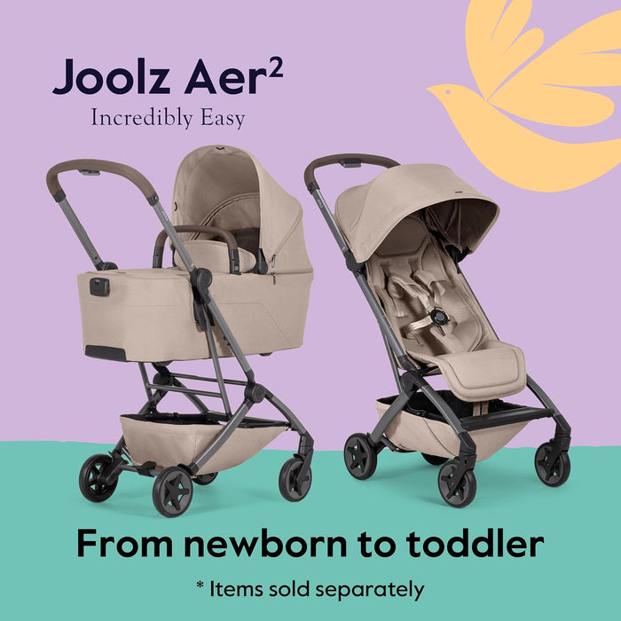Shop Joolz Aer2 Lightweight Travel Stroller, Sandy Taupe, 2025 at GoodBuy Gear