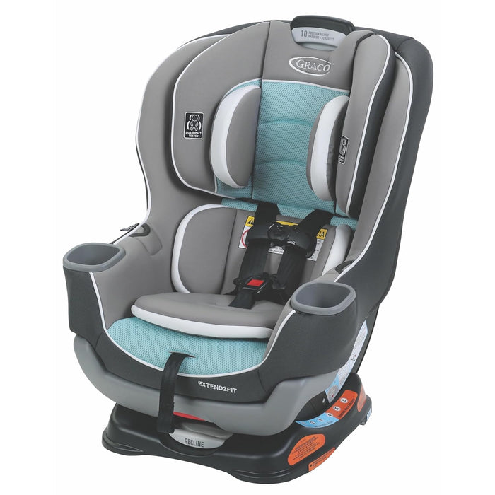 Graco Extend2Fit Convertible Car Seat, 2024, Spire