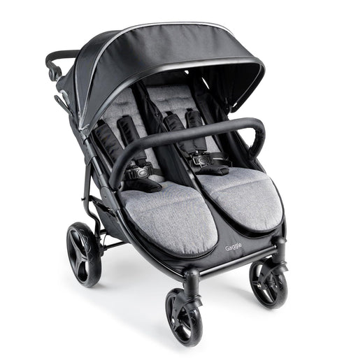 Shop Gaggle Roadster Duo Side by Side Double Stroller, 2025, Black at GoodBuy Gear