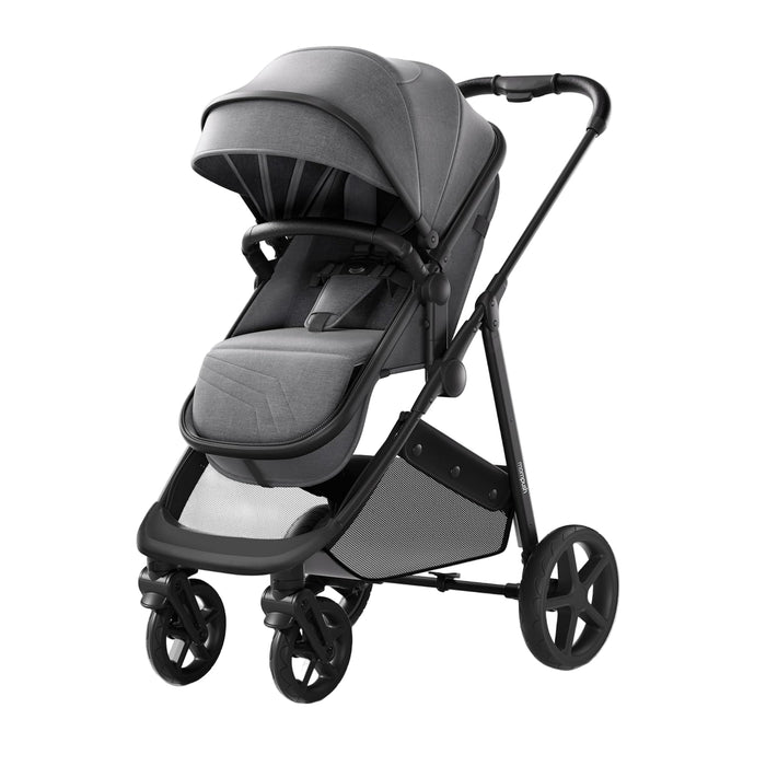 Mompush Wiz Stroller, Grey, 2024