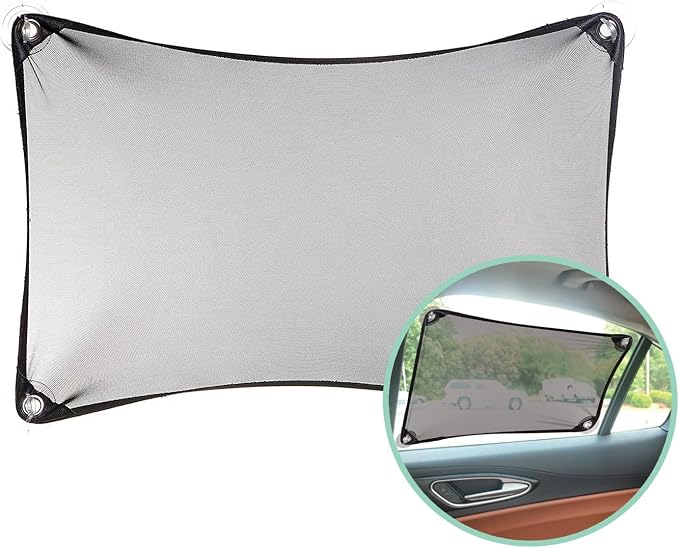 Little Chicks Custom Fit Car Window Shade, Black