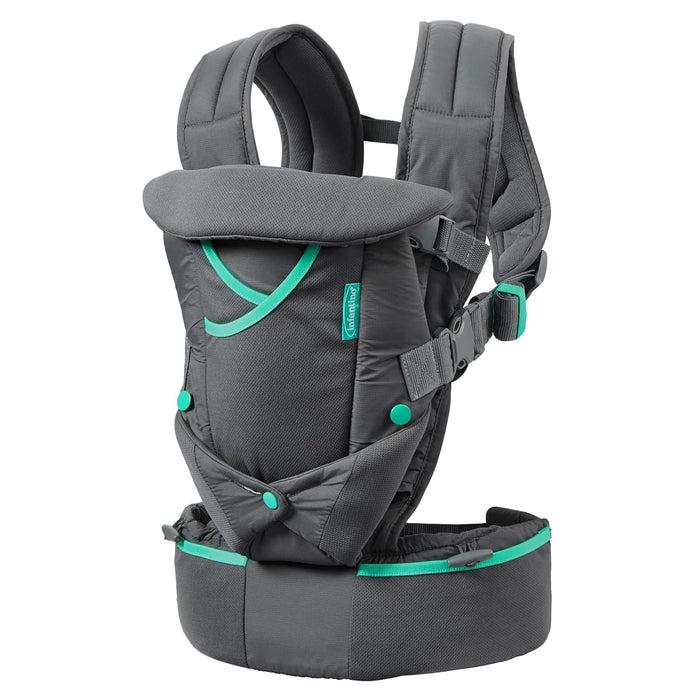 Infantino Carry On Active Multi Pocket Carrier, Gray (New Version)