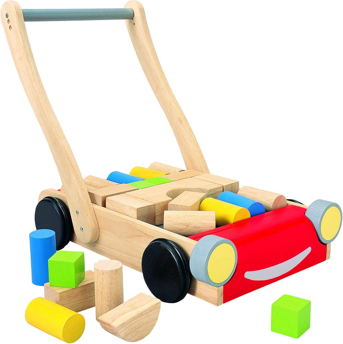 Plan Toys Baby Walker With Blocks