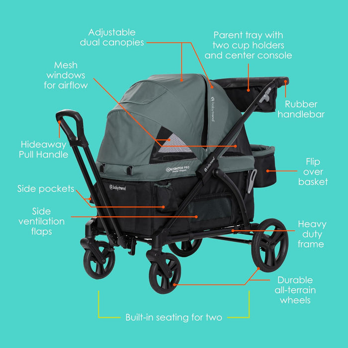 Baby Trend Navigator PRO 2-in-1 Stroller, 2025, Dash Sage