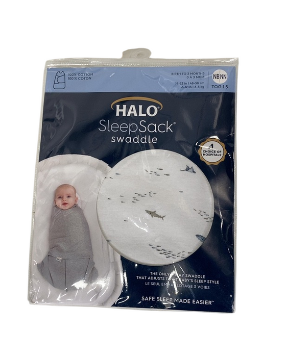Shop Halo SleepSack Swaddle, Newborn, Ocean Life at GoodBuy Gear