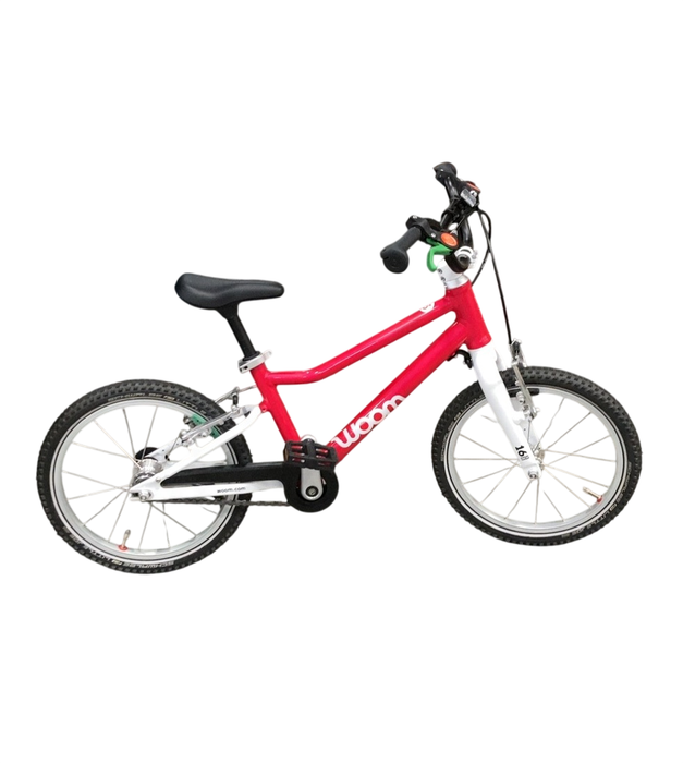 Shop Woom GO 3 Bike "16, Base Model, Hot Pink at GoodBuy Gear