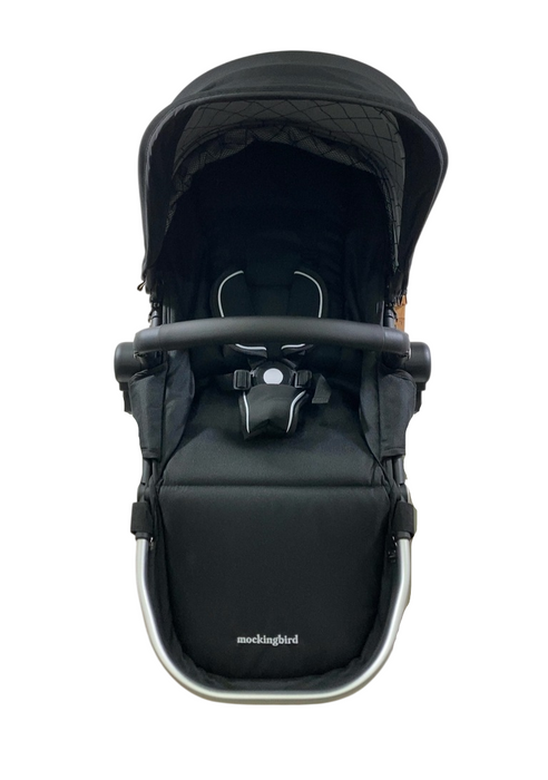 Shop Mockingbird 2nd Seat Kit 2.0, Black, Windowpane, Silver With Black Leather at GoodBuy Gear