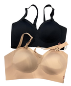 Shop Momcozy Ultra Soft & Omni Maternity Nursing Bra (2 Pack), Medium, Oyster Pink/black at GoodBuy Gear
