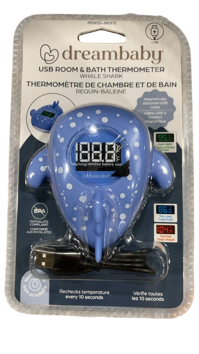 Shop Dreambaby Room & Bath Thermometer, Whale shark at GoodBuy Gear