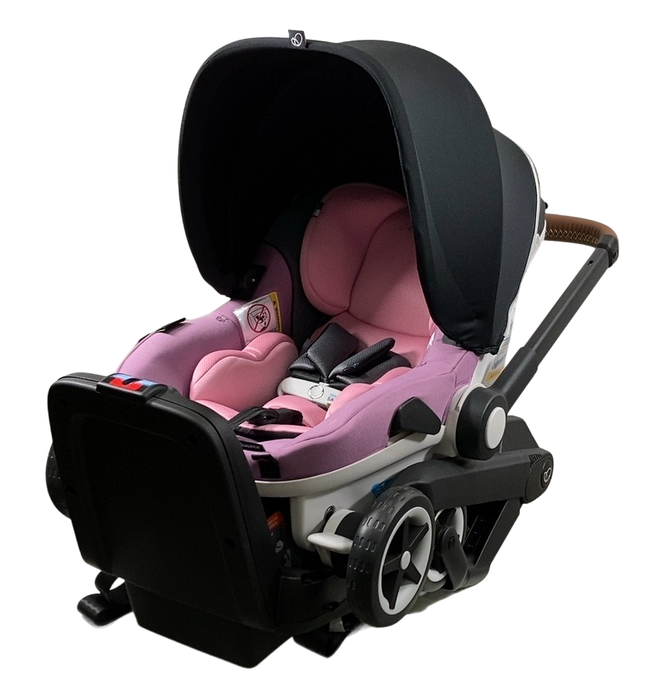 Shop Evenflo Gold Shyft Dual Ride Infant Car Seat Stroller Combo, 2024, Opal Pink, with Carryall Storage and Extended Canopy at GoodBuy Gear