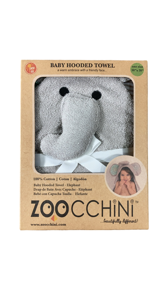 Zoocchini Hooded Towel, Elephant - Main Image