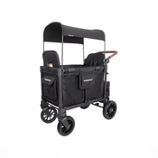 Shop Wonderfold W2 Luxe Pro Double Stroller Wagon, 2 Seater, Jet Black at GoodBuy Gear