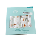 Shop Aden + Anais Cotton Muslin Swaddle, 4pk, Disney+Friends at GoodBuy Gear