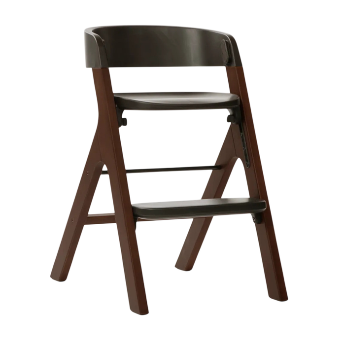 Shop Mockingbird High Chair, Charcoal Black, Espresso Beech at GoodBuy Gear