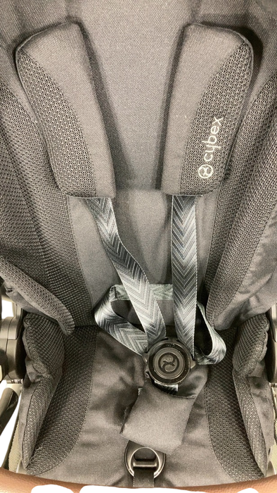 Shop Cybex Gazelle S Modular Stroller, 2024, Moon Black, Silver Frame at GoodBuy Gear