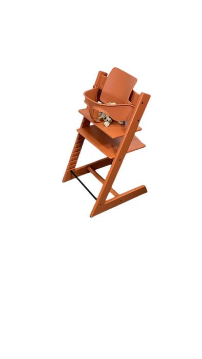 Shop Stokke Tripp Trapp High Chair With Baby Set, 2, Terracotta at GoodBuy Gear