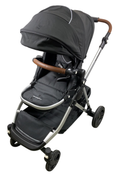 Shop Mockingbird Single to Double 2.0 Stroller, 2024, Black, Silver With Penny Leather, Windowpane at GoodBuy Gear