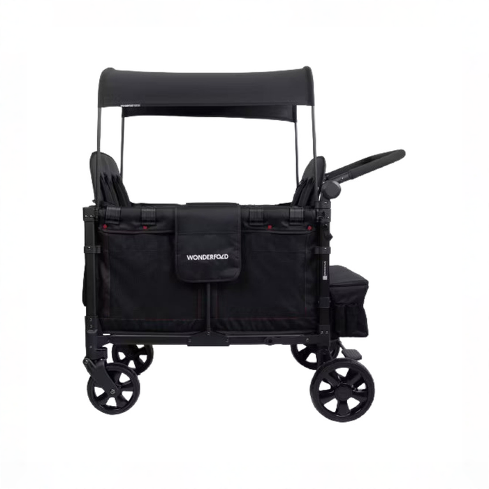 Shop Wonderfold W4 Luxe Pro Stroller Wagon, 2025, Jet Black at GoodBuy Gear