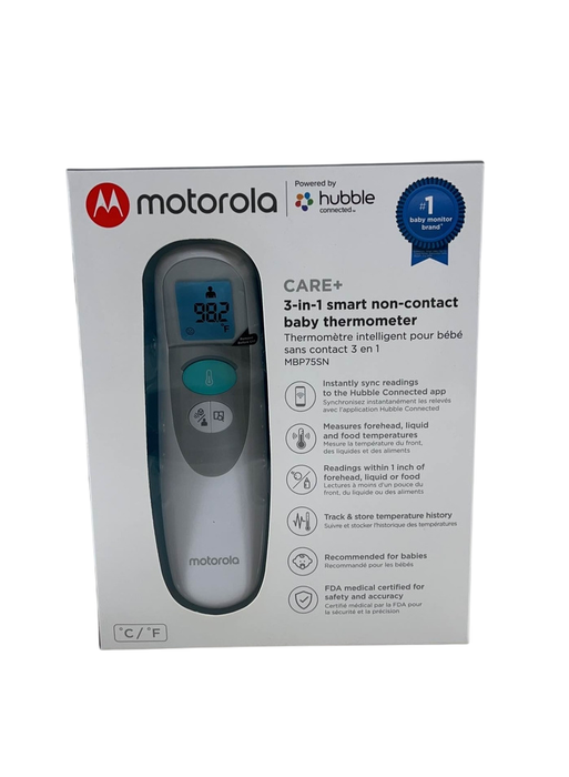 Shop Motorola Care+ 3-in-1 No Touch Digital Thermometer at GoodBuy Gear
