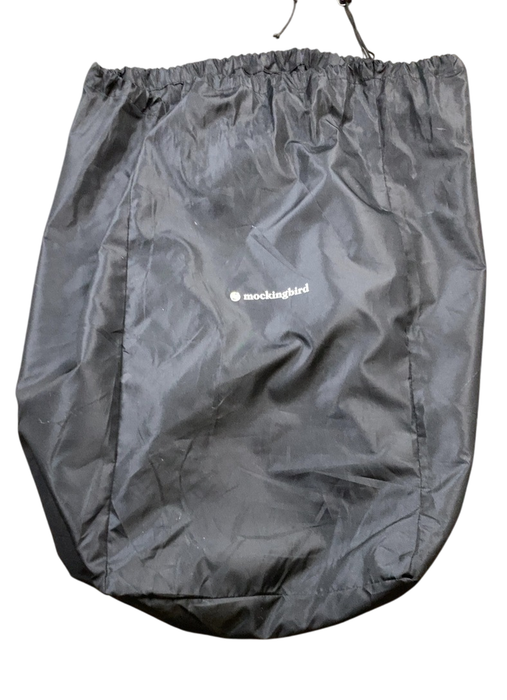 Shop Mockingbird 2nd Seat Kit with Extendable Canopy, Sea, Silver With Penny Leather, Windowpane at GoodBuy Gear