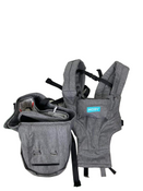 secondhand Moby 2-in-1 Baby Carrier + Hip Seat, Grey