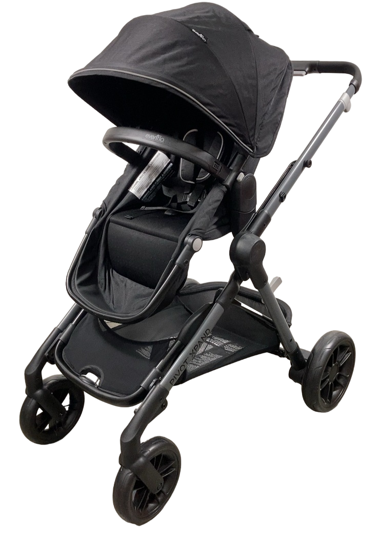 evenflo pivot xpand modular stroller percheron Evenflo Pivot Xpand Modular Stroller, 2024, Ayrshire Black