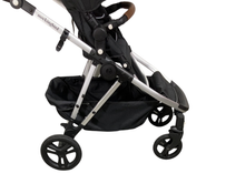 Shop Mockingbird Single to Double 2.0 Stroller, 2024, Black, Silver With Penny Leather, Windowpane at GoodBuy Gear