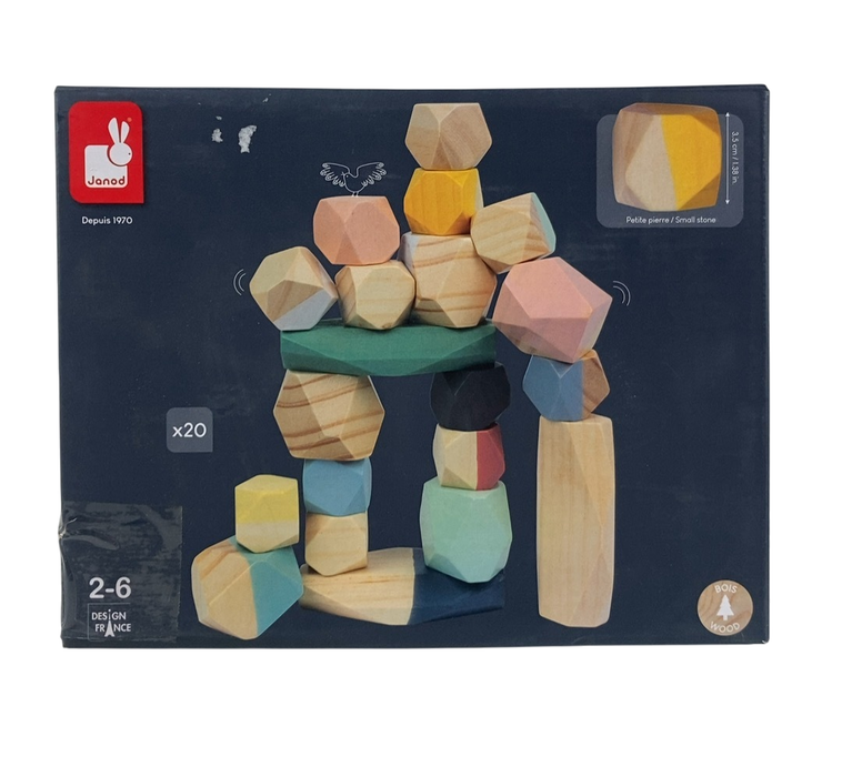 Shop Janod Sweet Cocoon Stacking Stones at GoodBuy Gear