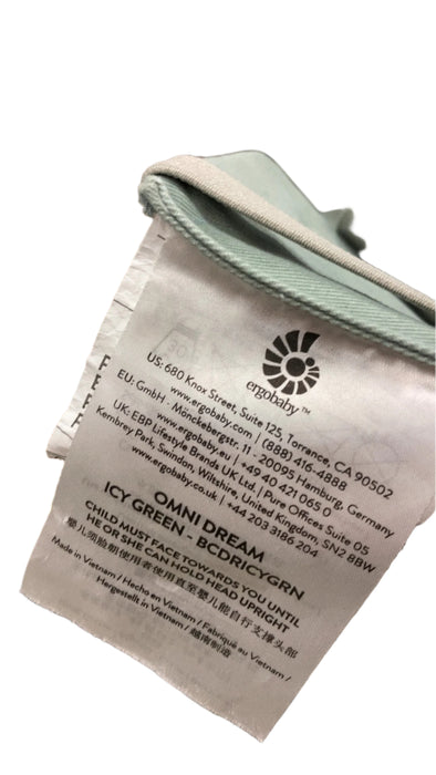 Ergobaby Omni Dream Baby Carrier, Icy Green