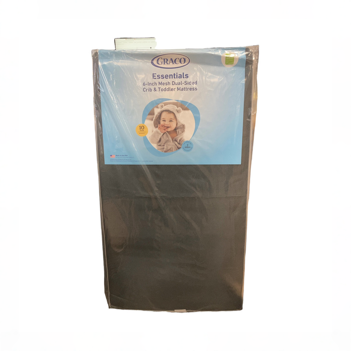 Shop Graco Essentials 6-Inch Mesh Crib & Toddler Mattress, Premium Mesh Cover at GoodBuy Gear