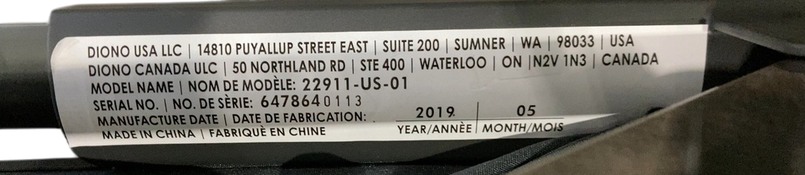 Shop Diono Flexa Luxe Stroller, 2019, Luxe Black Platinum at GoodBuy Gear