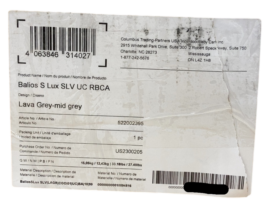 Shop Cybex Balios S Lux Stroller, Lava Grey, Silver Frame, 2024 at GoodBuy Gear