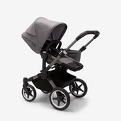 used Bugaboo Donkey 5 Stroller Mono, 2023, Grey Melange, Black