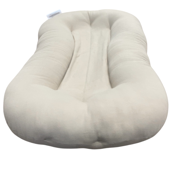 Shop Snuggle Me Organic Sensory Infant Lounger with Cover, Birch, Birch at GoodBuy Gear