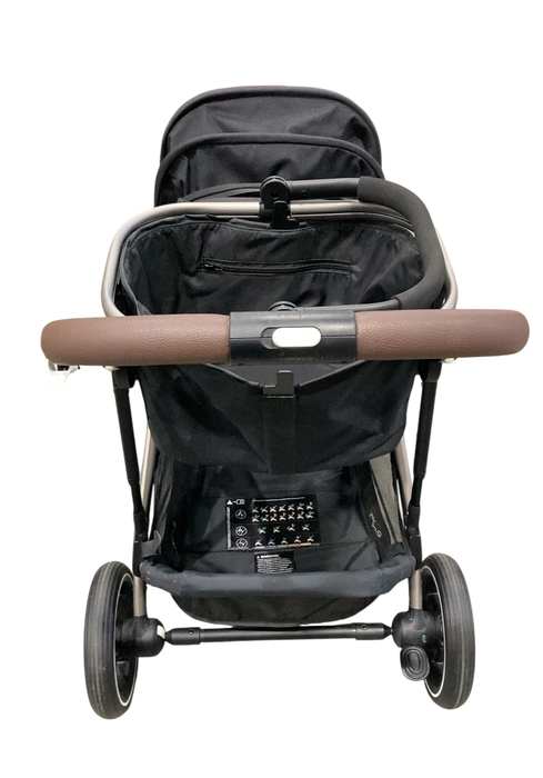 Shop Cybex Gazelle S Modular Stroller, 2020, Moon Black, Silver Frame at GoodBuy Gear