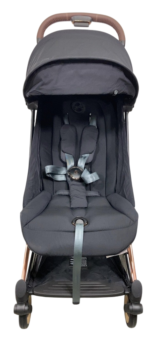 Shop Cybex Coya Stroller, 2023, Rose Gold, Sepia Black at GoodBuy Gear